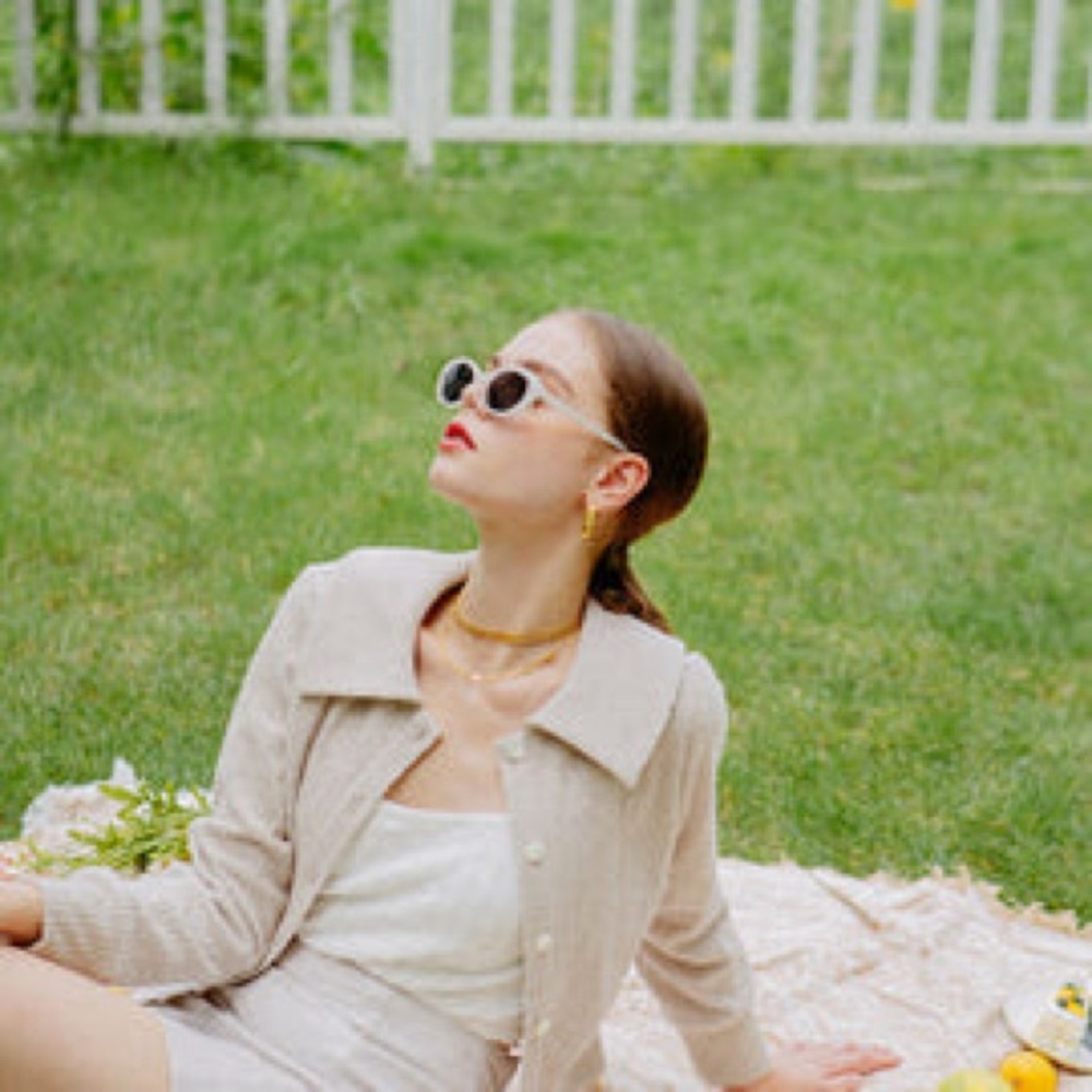 EUC Blaine Knit Top - Oatmeal